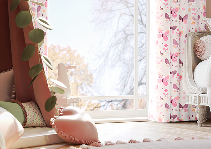 Butterfly Garden, Precious Pinks - Made to Measure Curtains - Image 5